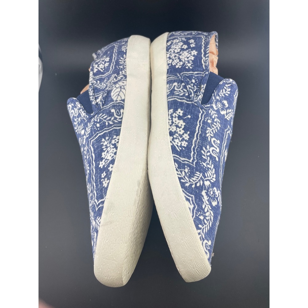 Reyn Spooner Seavees Baja Slip On Shoes Mens 13 Blue Hawaiian Print - Picture 5 of 12